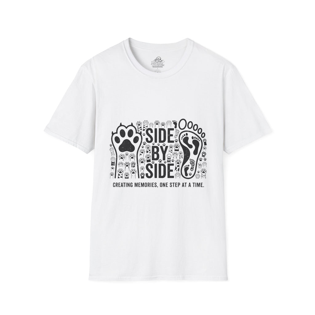 Creating Memories - Side By Side Paw Print Rebus T-Shirt | Brutally Honest Print