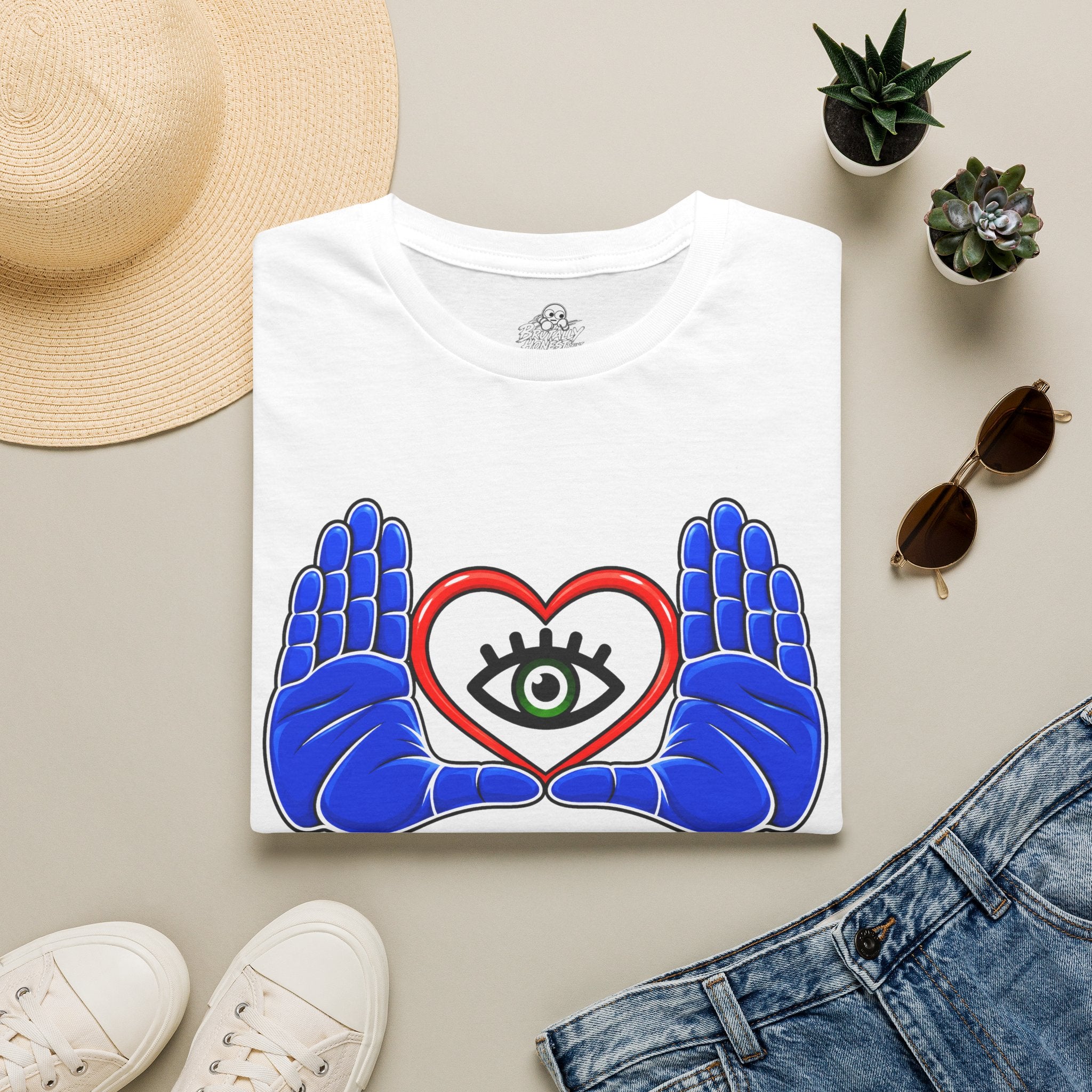 I Love You Visual Puzzle Graphic Tee - Rebus Streetwear T-Shirt | Brutally Honest Print