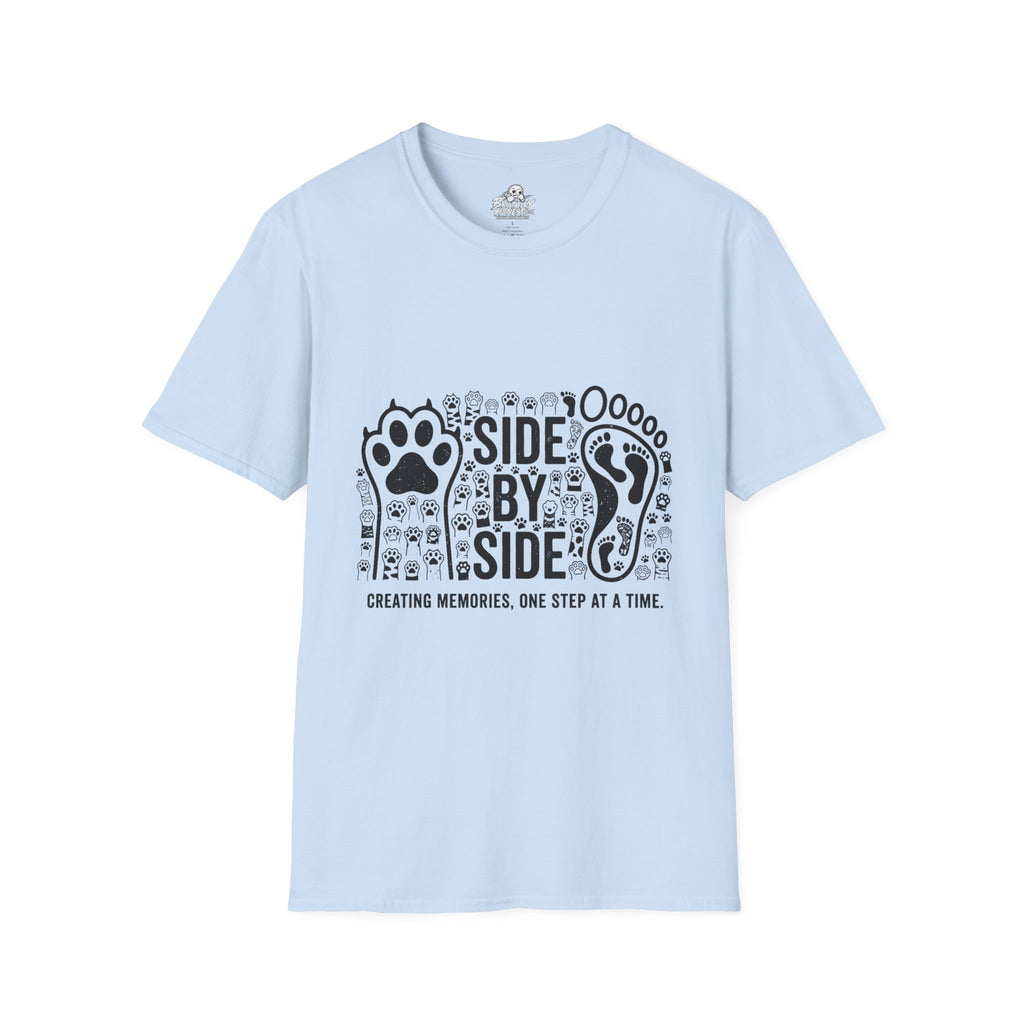 Creating Memories - Side By Side Paw Print Rebus T-Shirt | Brutally Honest Print