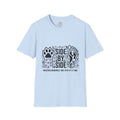 Creating Memories - Side By Side Paw Print Rebus T-Shirt | Brutally Honest Print